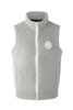 Mens Mersey Fleece Vest - HUMANATURE - Greige-7052M1