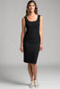 Womens MicroModal Slim Fit Singlet Black 9301