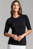 Womens Slim Fit Half Sleeve Crew Neck 9304