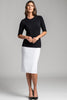 Womens Slim Fit Half Sleeve Crew Neck 9304