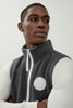 Mens Mersey Fleece Vest HUMANATURE- Quarry Grey -7052M1