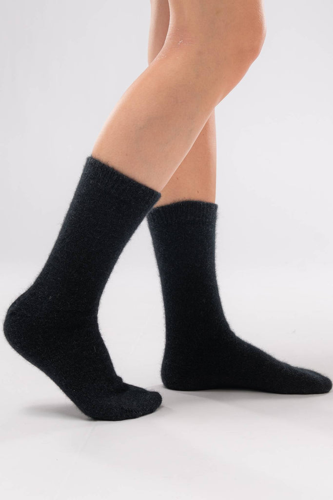 Unisex Cosy Fine Socks Jet 70011