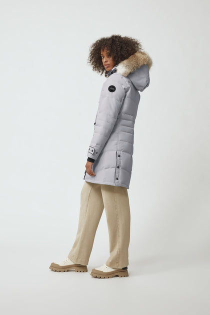 Womens Lorette Parka Black Label Canada Goose Te Huia New Zealand