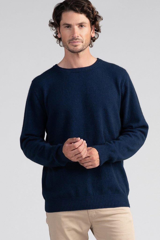 Mens Cassum Crew Sweater-Untouched World-Te Huia New Zealand