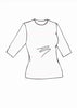 Womens Slim Fit Half Sleeve Crew Neck 9304