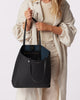 Carter Tote - Black + Prussian