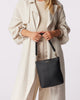 Claudette Crossbody Bag - Black + Knotted Handle