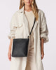 Claudette Crossbody Bag - Black + Knotted Handle