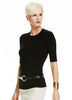 Womens MicroModal Slim Fit 1/2 Sleeve Crew-Paula Ryan-Te Huia New Zealand