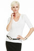 Womens MicroModal Slim Fit 1/2 Sleeve V-Paula Ryan-Te Huia New Zealand
