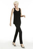 Womens Waisted Cigarette Pant-Paula Ryan-Te Huia New Zealand