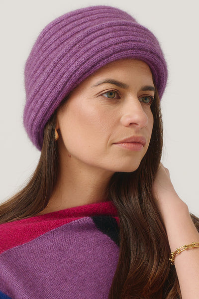 Womens MM Felted Hat Lilac 008009