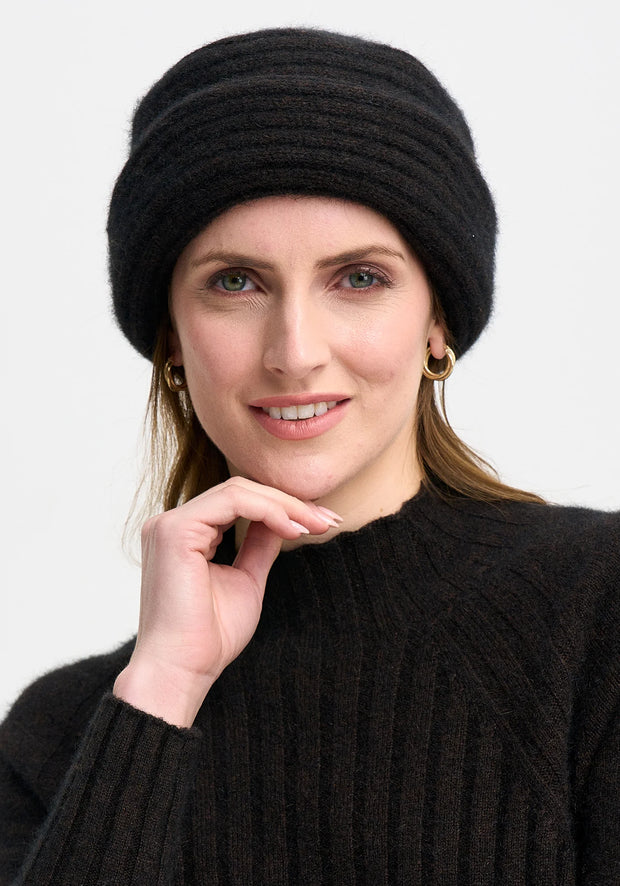 Womens MM Felted Hat Chocolate 008009