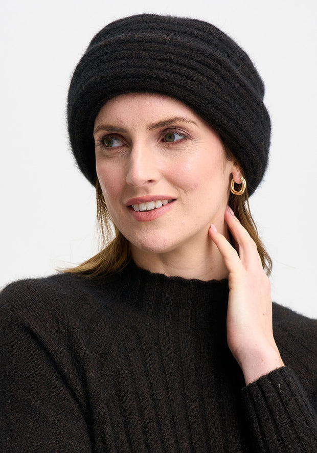 Womens MM Felted Hat Chocolate 008009