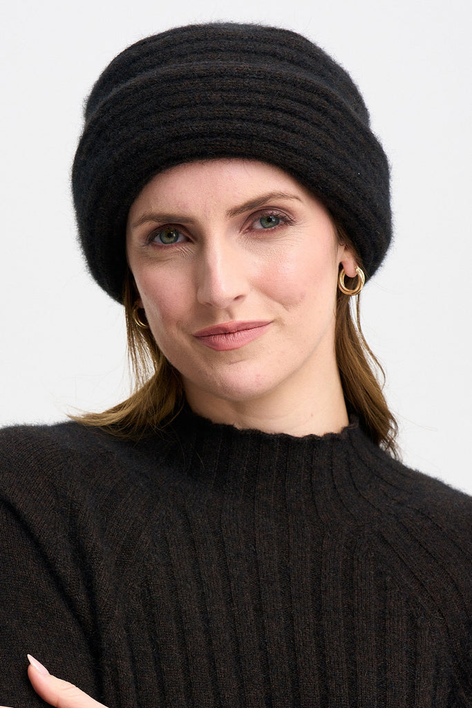 Womens MM Felted Hat Chocolate 008009