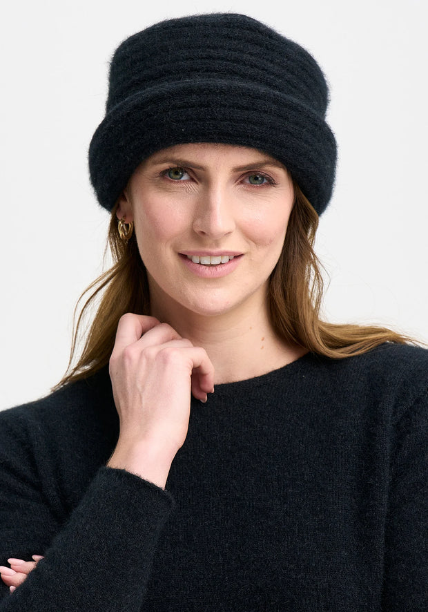 Womens MM Felted Hat Jet 008009