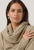 Textured Loop Scarf Latte 0319