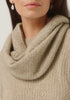 Textured Loop Scarf Latte 0319
