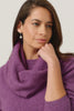 Textured Loop Scarf Lilac 0319
