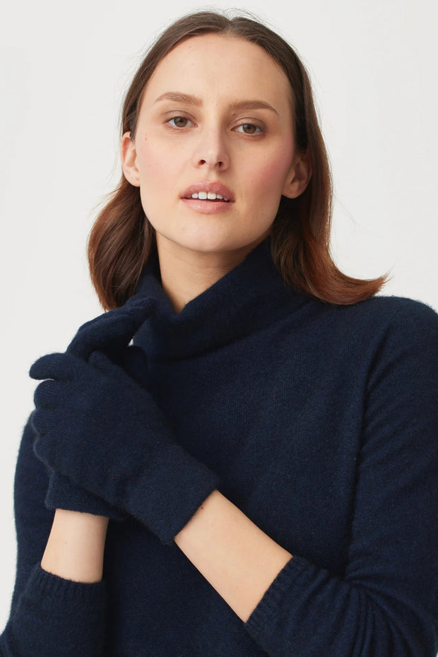 Womens Kapua Gloves Navy 0339