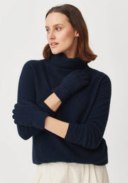 Womens Kapua Gloves Navy 0339