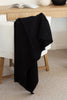 Large Possum Merino Throw Jet 0385