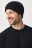 Unisex Rib Beanie Cinnabar Jet/Black  0494