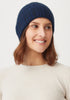 Unisex Rib Beanie Zephyr/ Dark Navy 0494