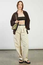 Matilda Crossbody Chunky Chain Eucalyptus
