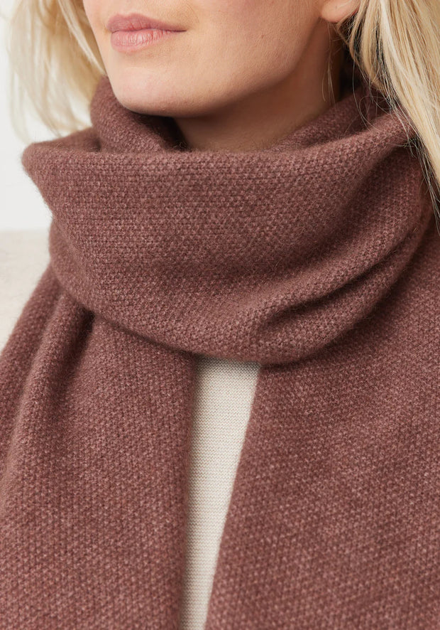Unisex Moss Scarf Pecan 0554