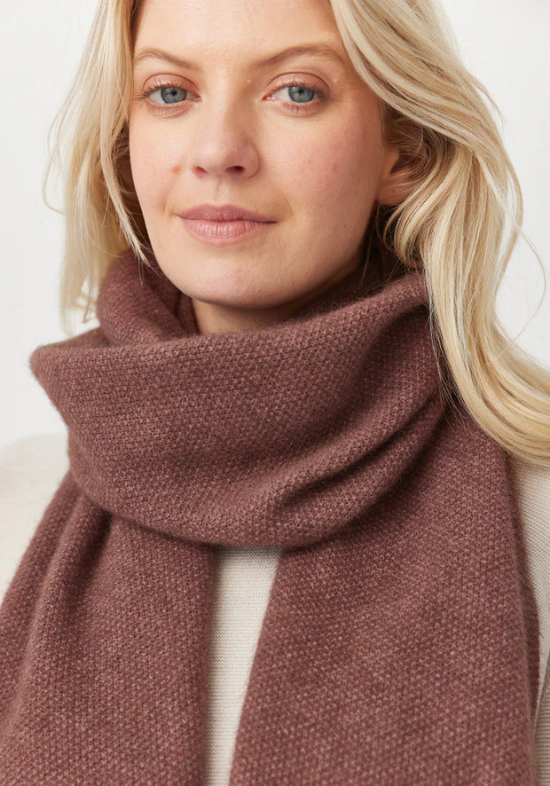 Unisex Moss Scarf Pecan 0554
