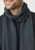 Unisex  Rib Merino Scarf Schist 0567