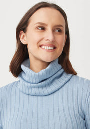 Unisex Rib Merino Snood Cascade 0570
