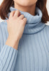 Unisex Rib Merino Snood Cascade 0570