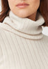 Unisex Rib Merino Snood Ecru 0570