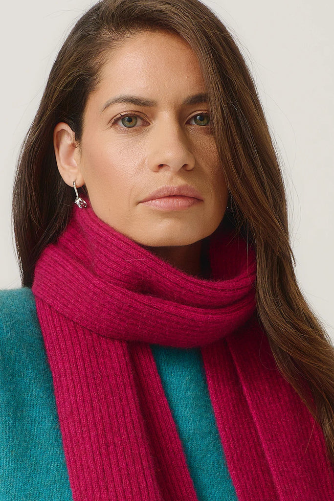 Unisex MM Ribbed Lupin Scarf 0578