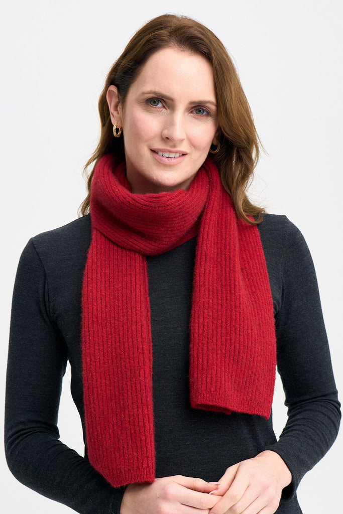 Unisex MM Ribbed Scarf Rata 0578