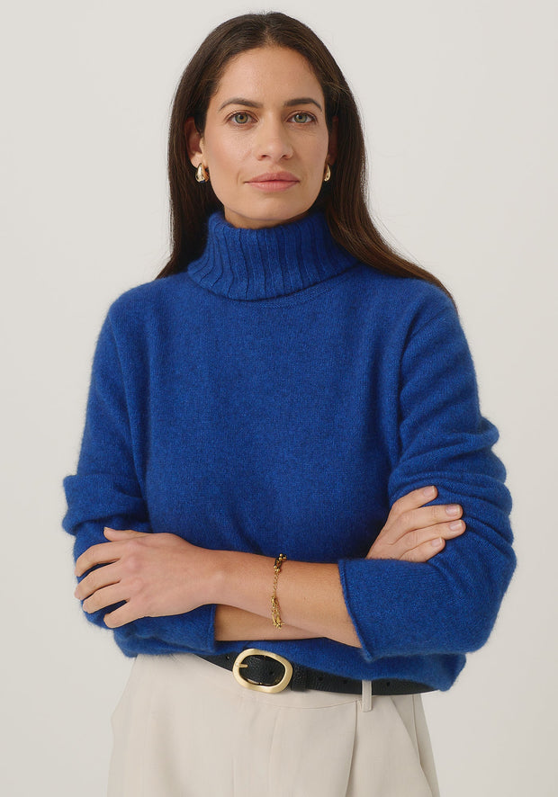 Womens Essential Snood Dusty Blue 0610
