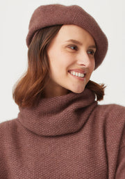 Womens Nia Beret Pecan 0622