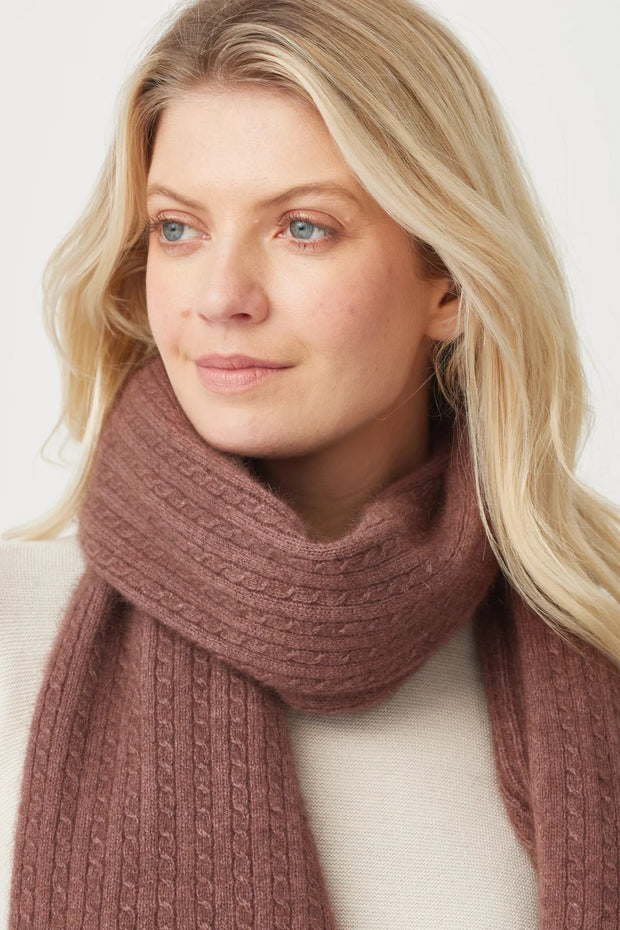 Unisex Vea Scarf Pecan 0624