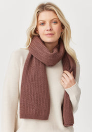 Unisex Vea Scarf Pecan 0624