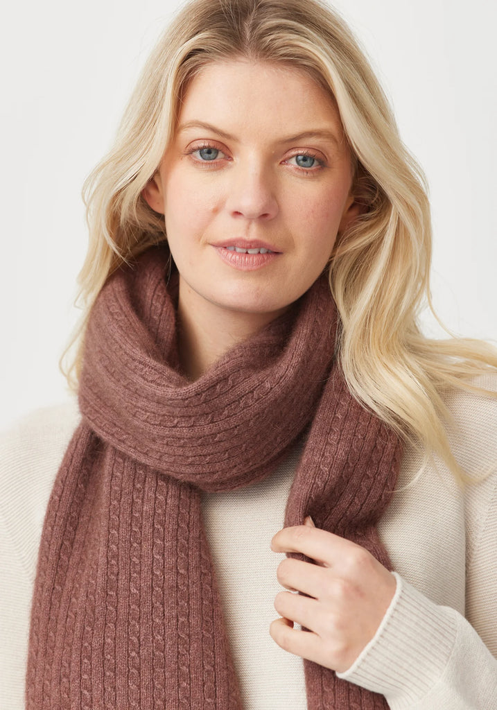 Unisex Vea Scarf Pecan 0624