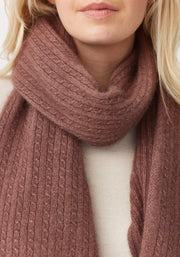 Unisex Vea Scarf Pecan 0624