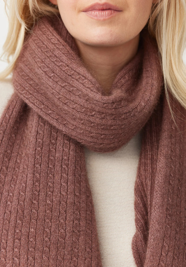 Unisex Vea Scarf Pecan 0624
