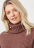 Unisex Rib Ecopossum Snood Pecan 0625