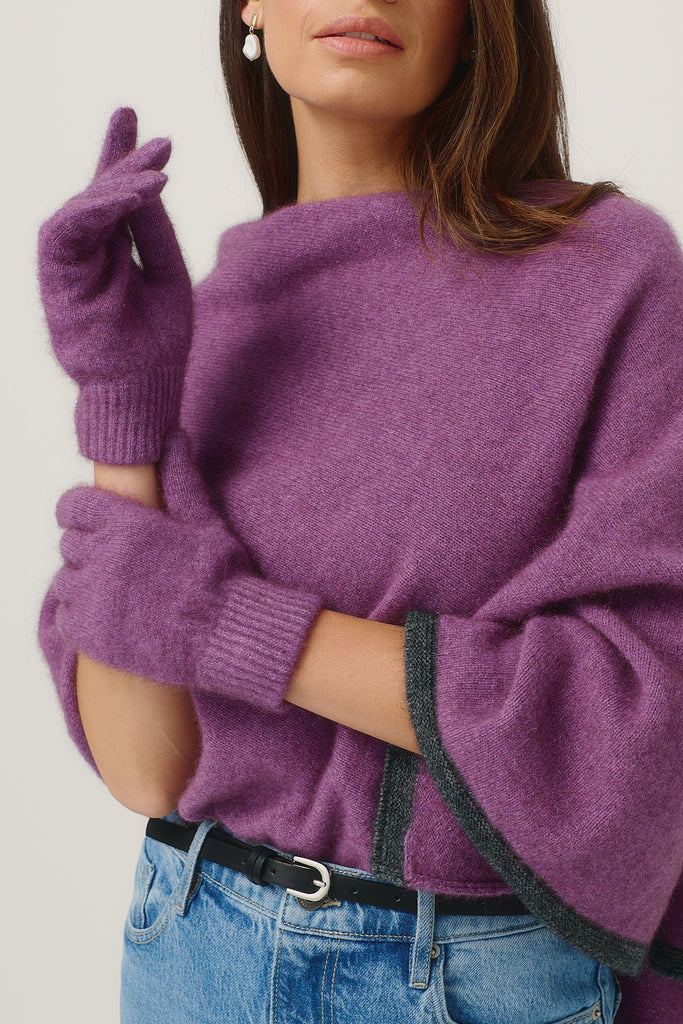 Unisex Gloves Lilac 070709