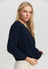 Womens Relax V Sweater Navy-100077