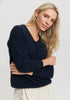 Womens Relax V Sweater Navy-100077