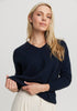 Womens Relax V Sweater Navy-100077