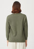 Womens Relax V Sweater Sage-100077